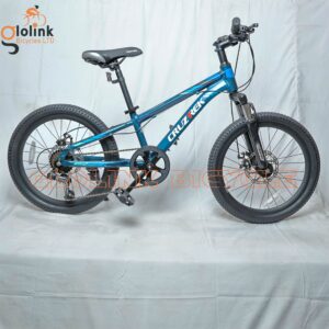 CruzTrek Pro 3.0 Bicycle Kids Bike Size 20 (7yr-11yrs) with Gear and Disc Dark blue bicycle Mountain bike